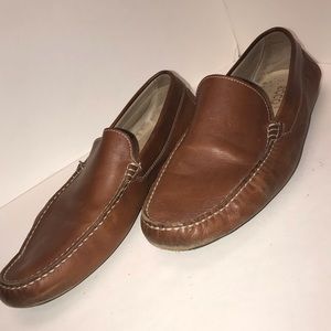 Men’s Ecco slip on leather shoes